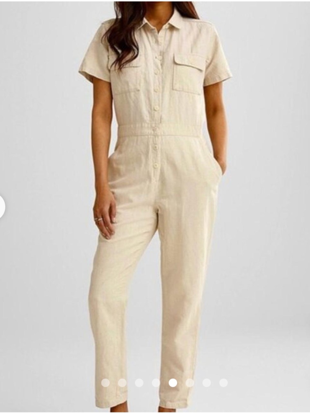 NWT Outerknown SEA jumpsuit natural